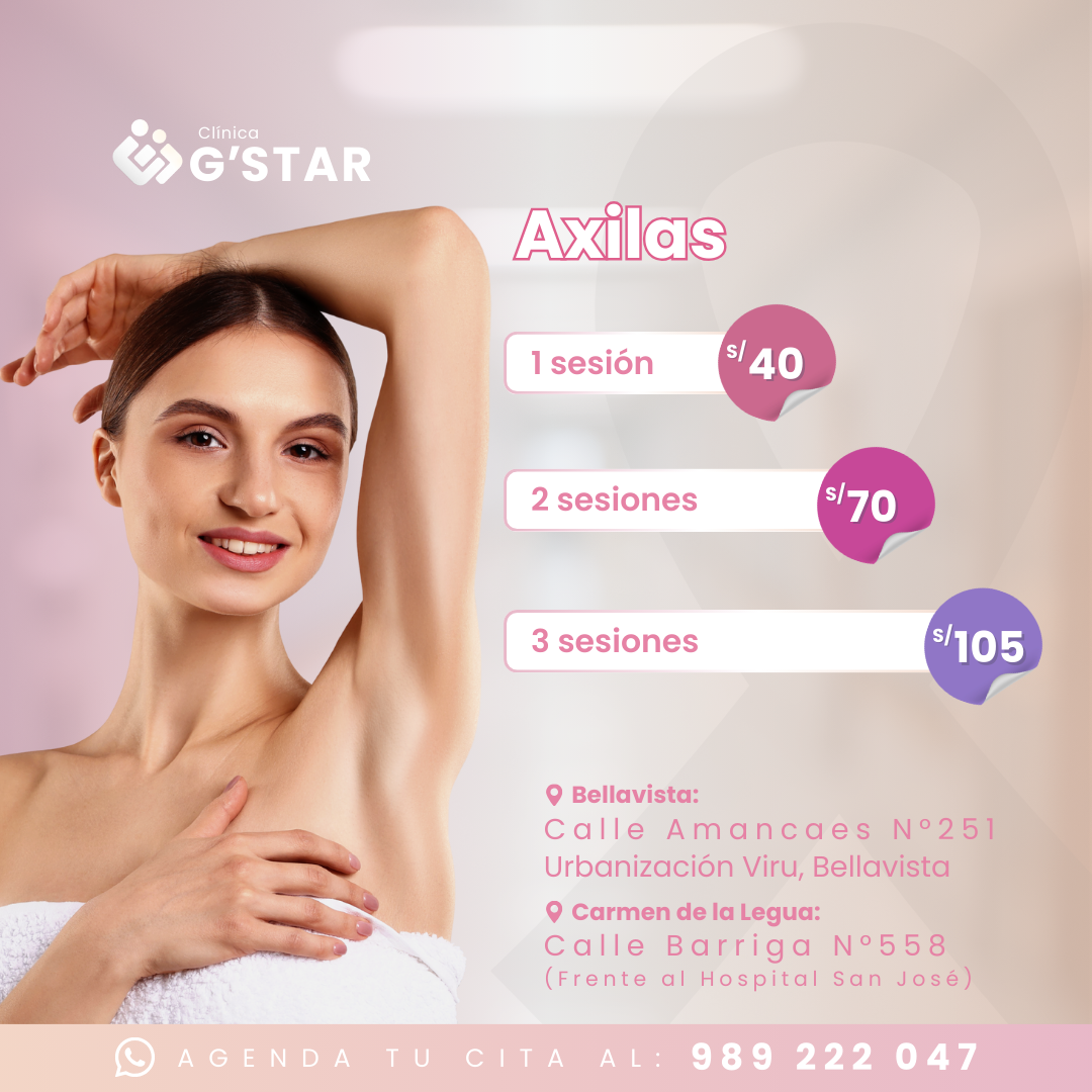 Depilación láser de axilas