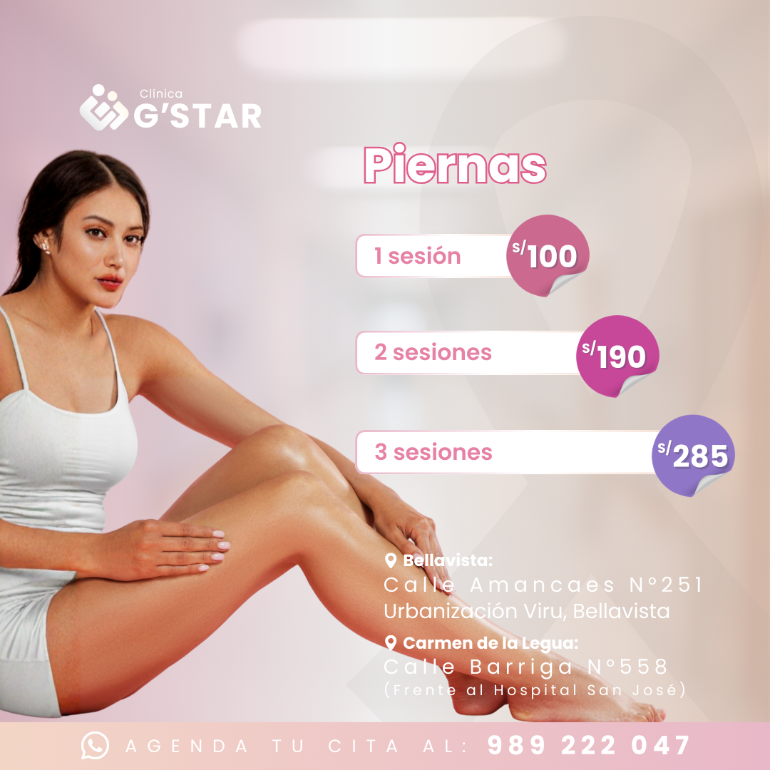 Depilación láser piernas